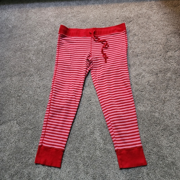 Victoria's Secret Pink and Red Glitter Thermal Pajama Set - Picture 5 of 7